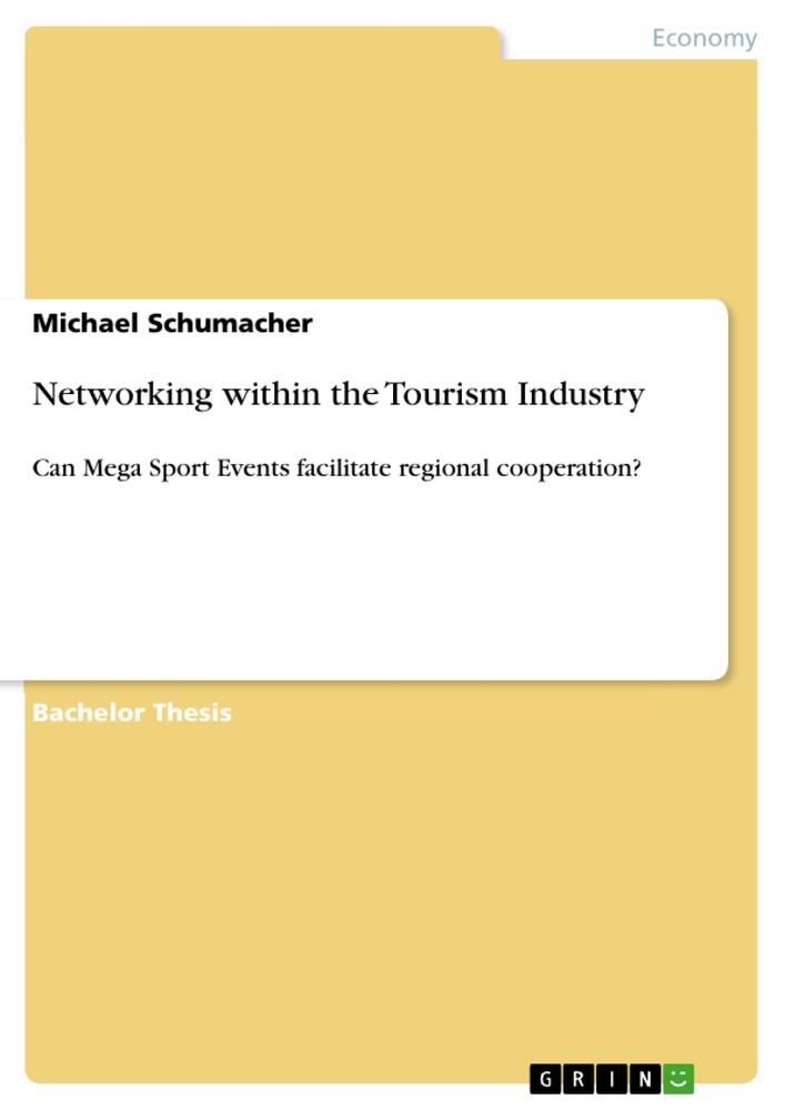 Vorderes Coverbild Networking within the Tourism Industry
