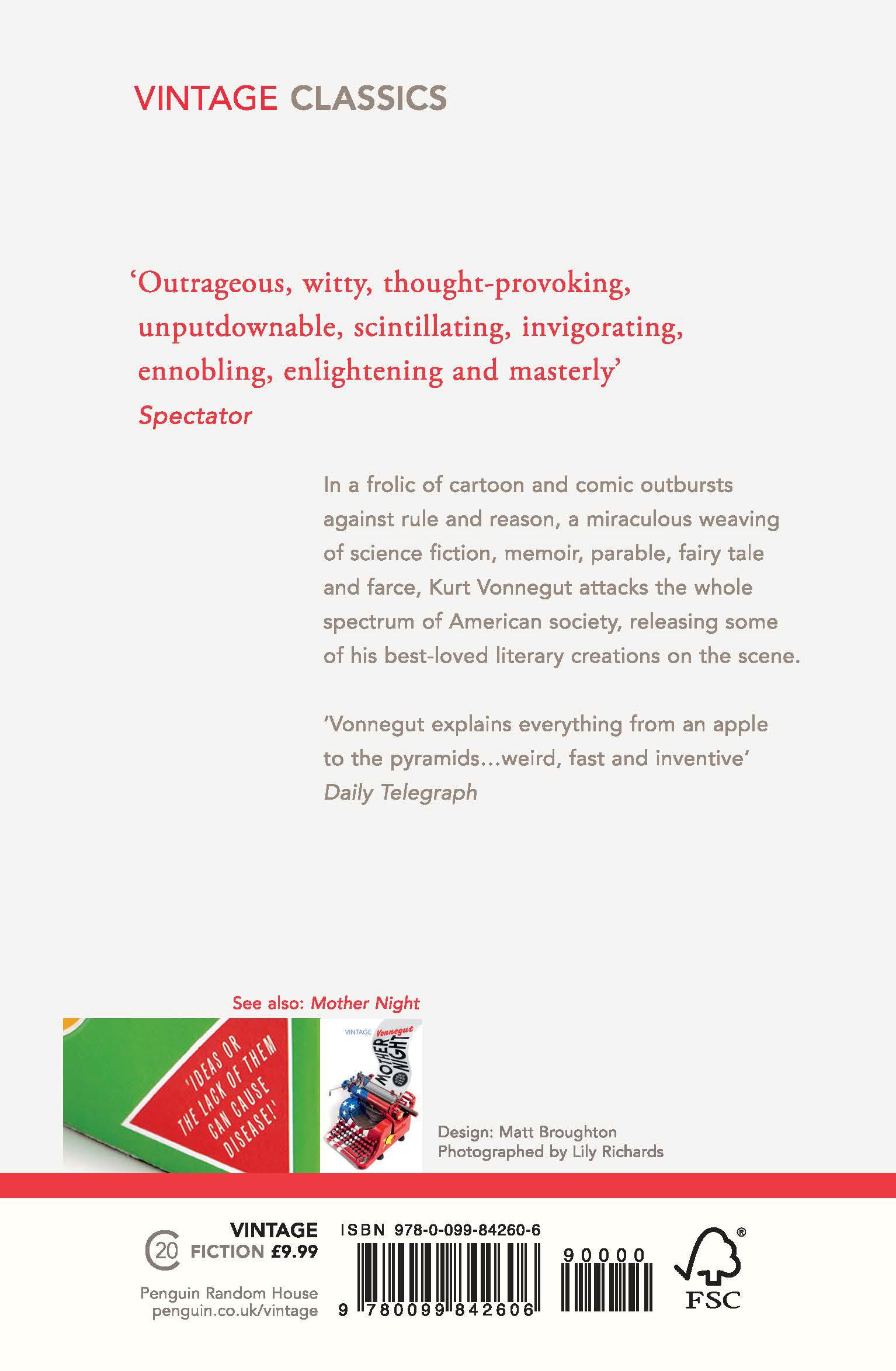 Rückseitencover Breakfast of Champions