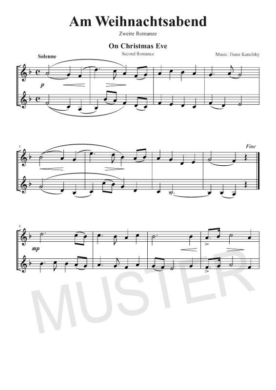 Beispielinhalt (Bild) 100 leichte Duette für 2 Trompeten