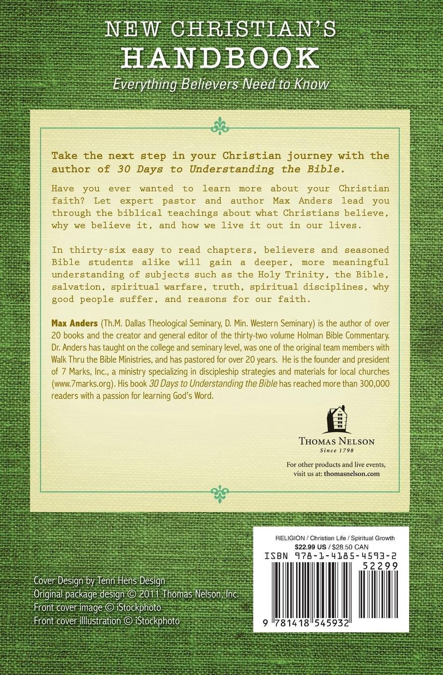 Rückseitencover New Christian's Handbook