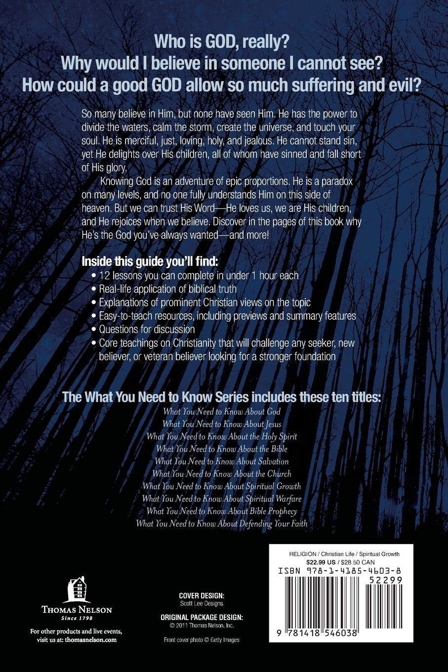 Rückseitencover The What You Need to Know about God