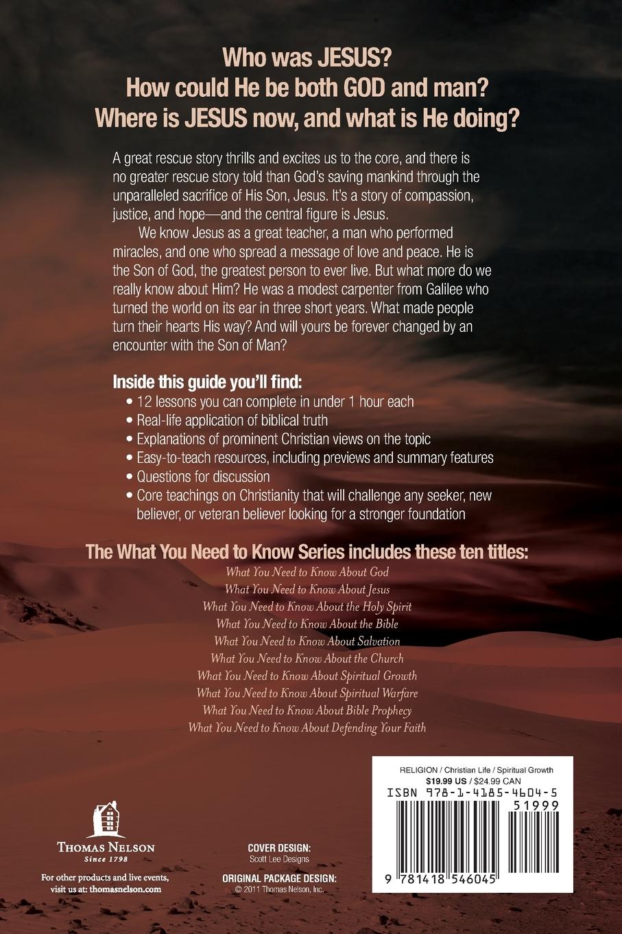 Rückseitencover The What You Need to Know about Jesus