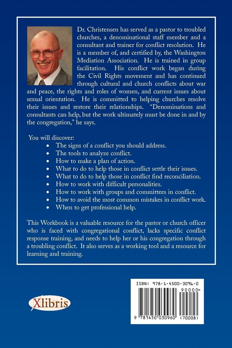 Rückseitencover A Workbook on Congregational Conflict for Pastors and Church Leaders