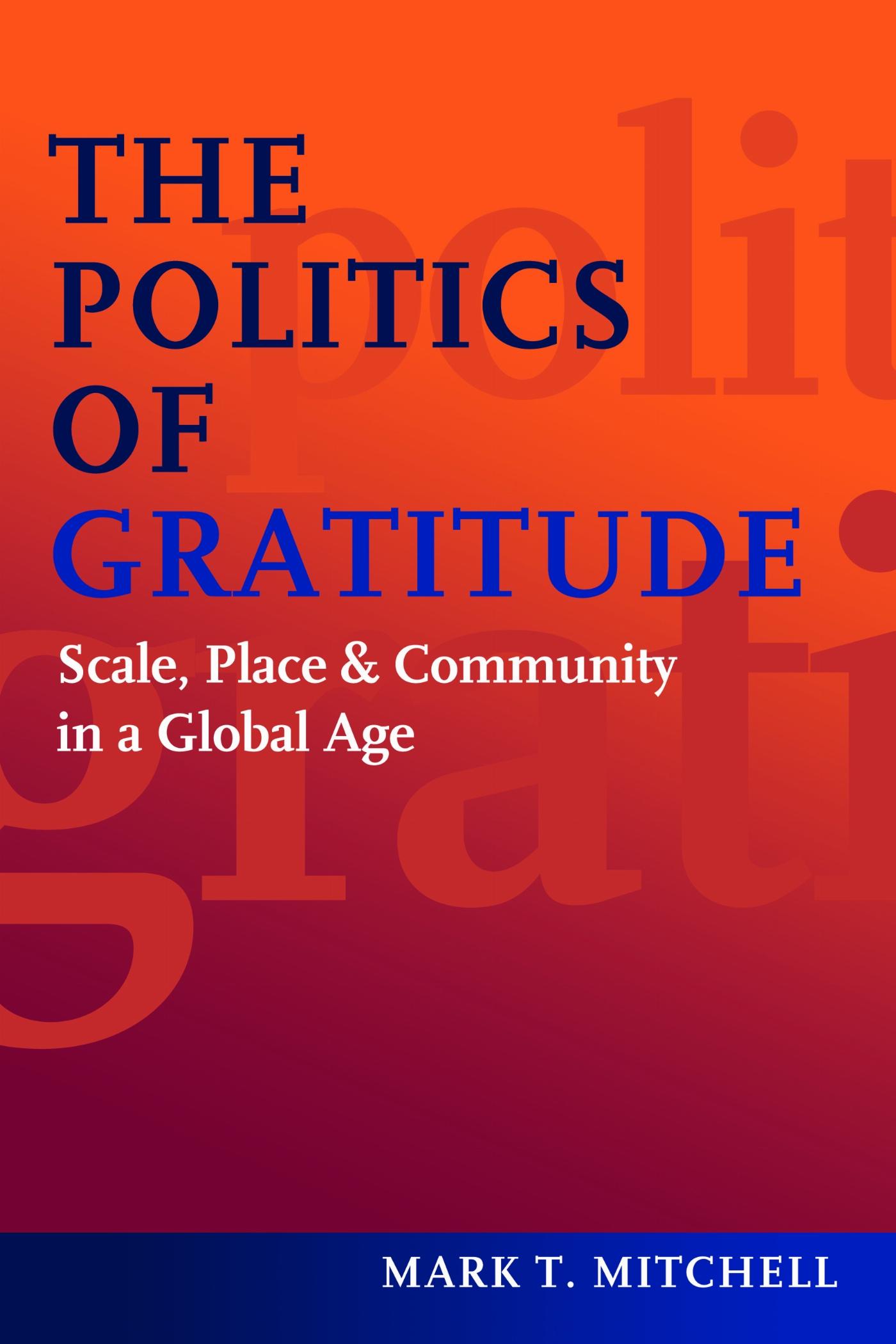 Vorderes Coverbild The Politics of Gratitude