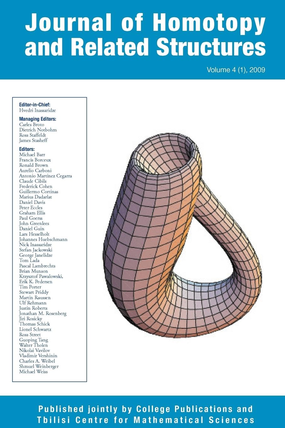 Vorderes Coverbild Journal of Homotopy and Related Structures 4(1)