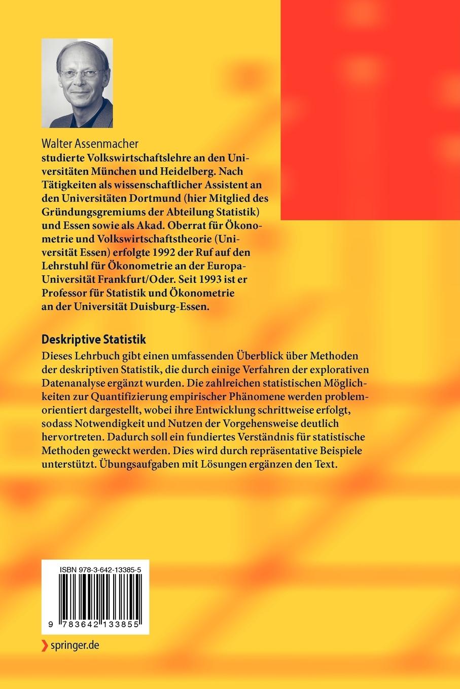 Rückseitencover Deskriptive Statistik