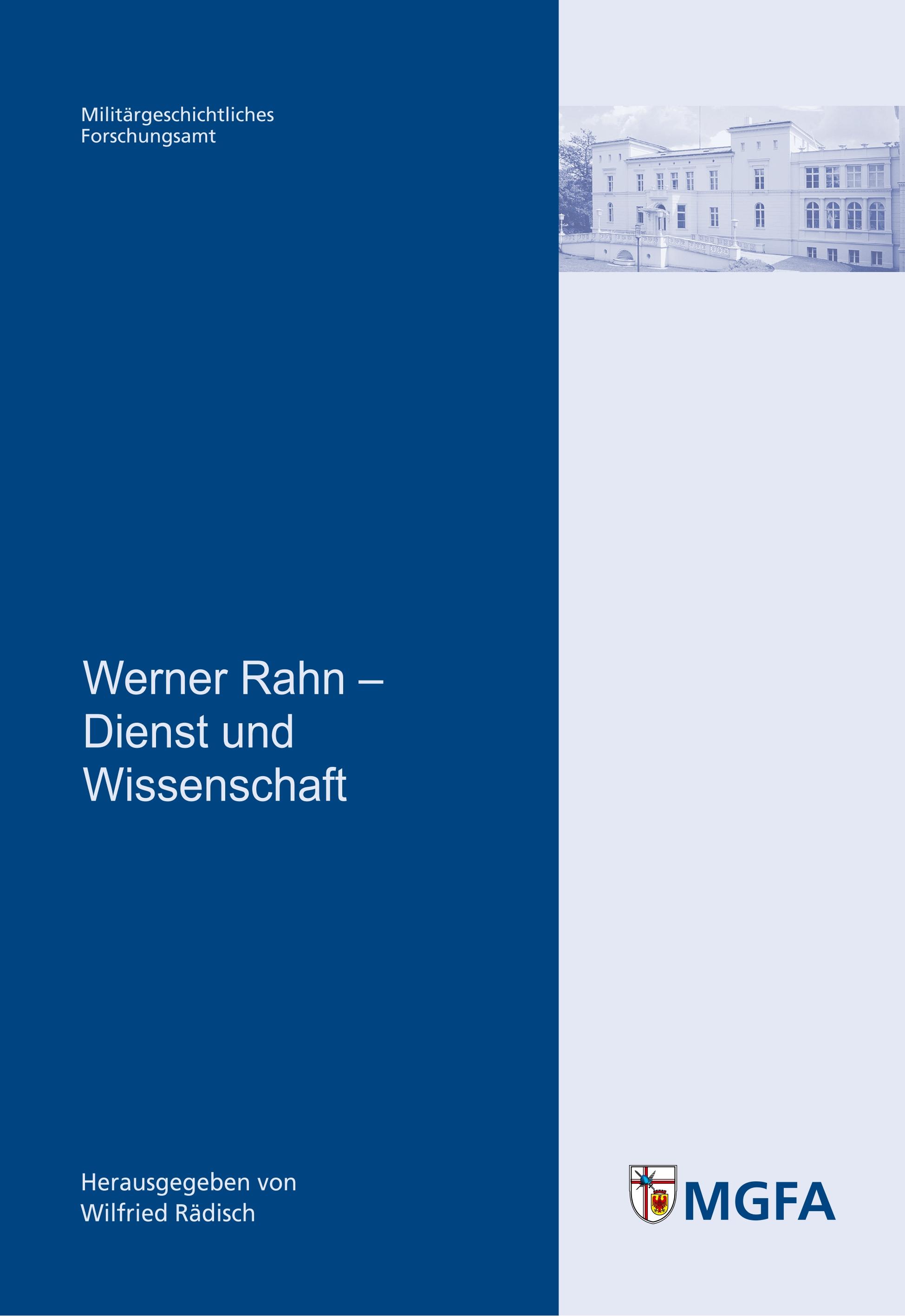 Vorderes Coverbild Werner Rahn - Dienst und Wissenschaft