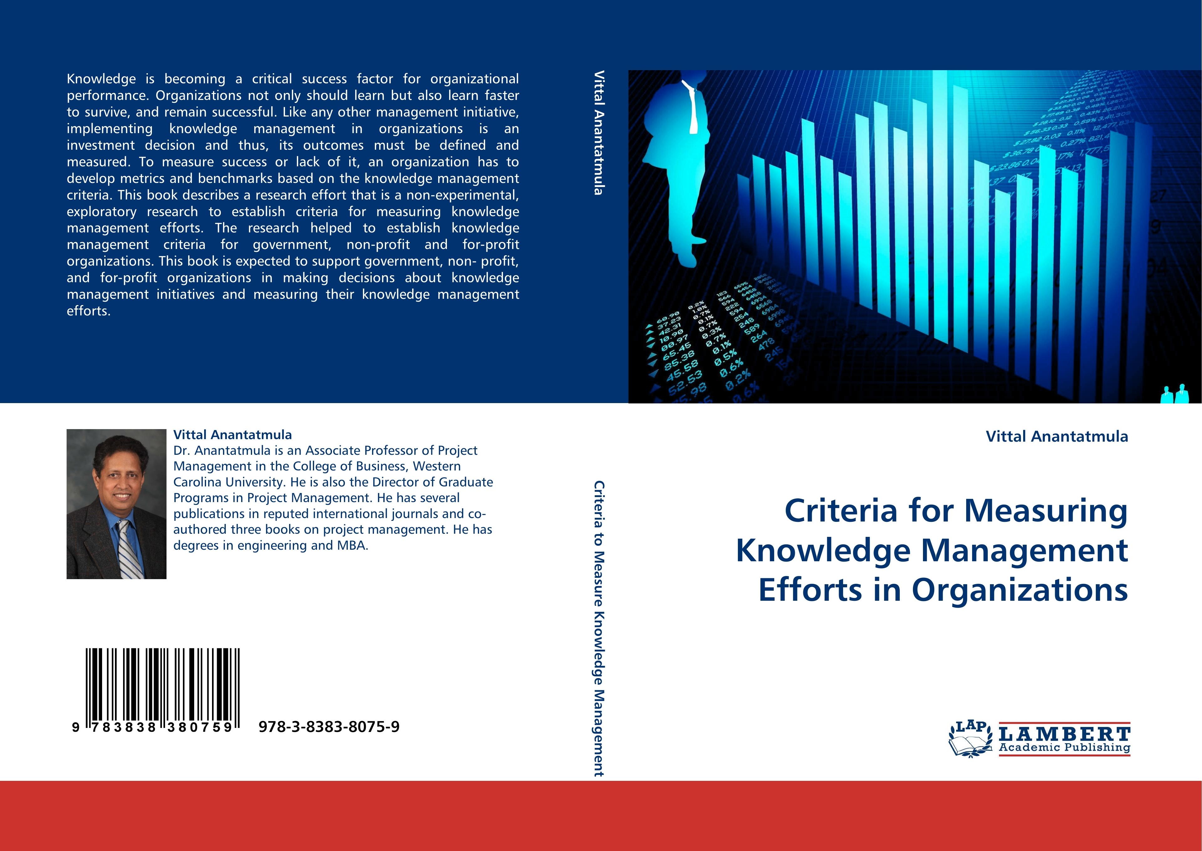 Vorderes Coverbild Criteria for Measuring Knowledge Management Efforts in Organizations