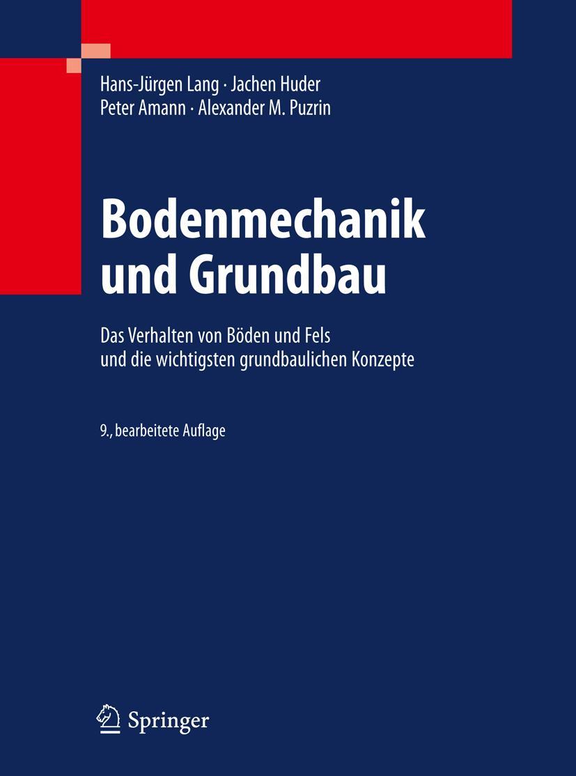Vorderes Coverbild Bodenmechanik und Grundbau
