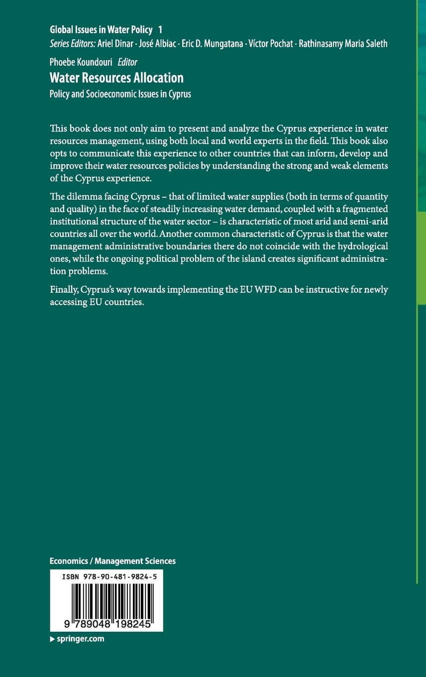 Rückseitencover Water Resources Allocation