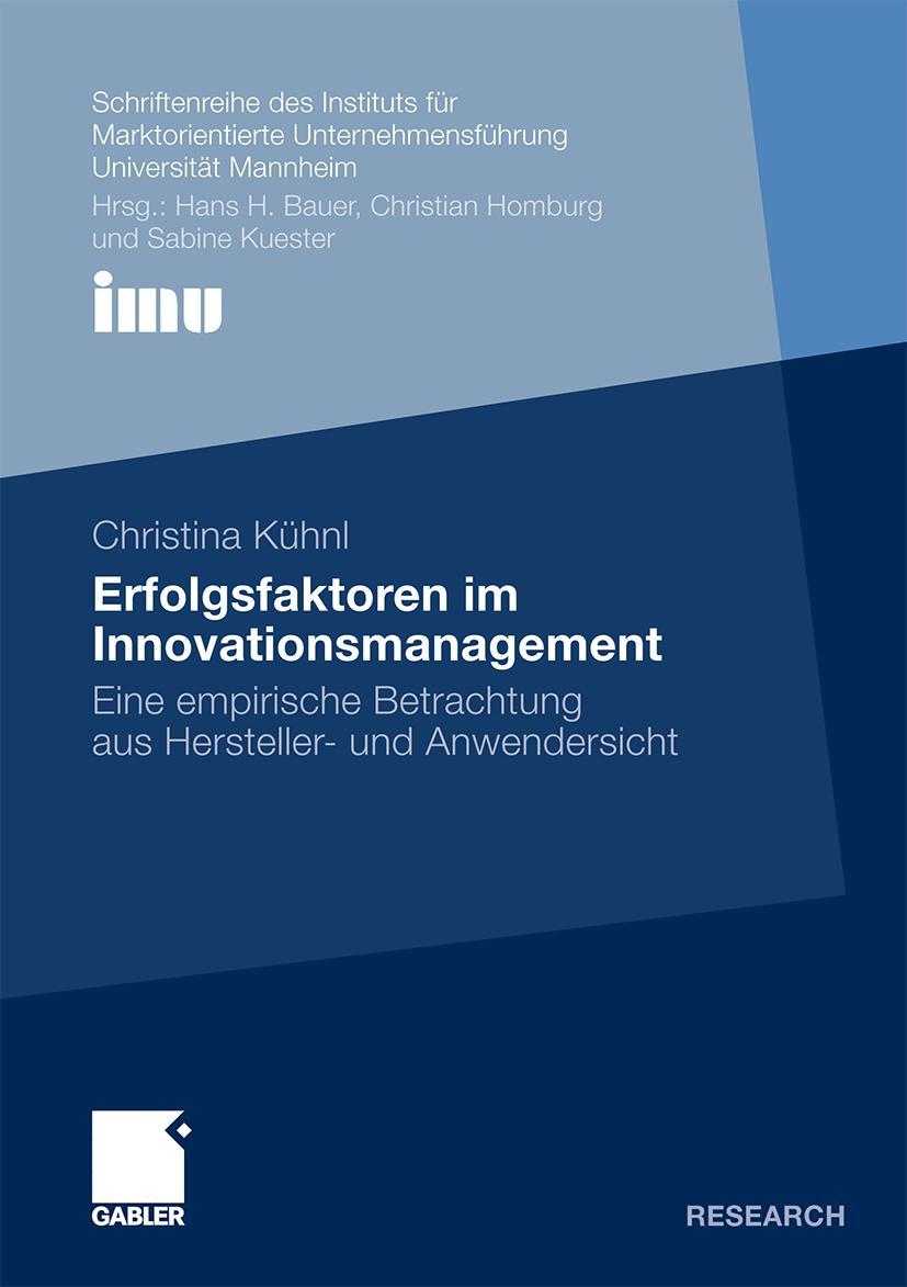 Vorderes Coverbild Erfolgsfaktoren im Innovationsmanagement