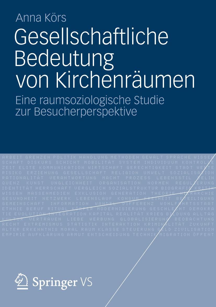 Vorderes Coverbild Gesellschaftliche Bedeutung von Kirchenräumen