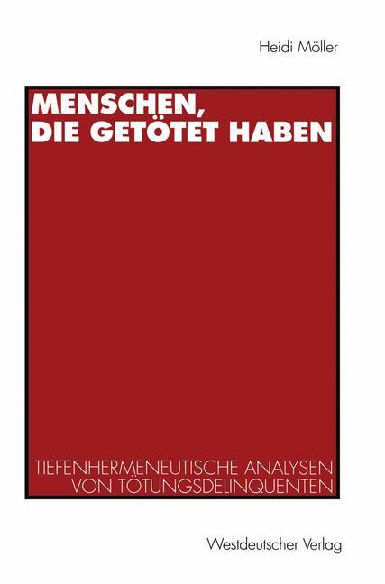 Vorderes Coverbild Menschen, die getötet haben