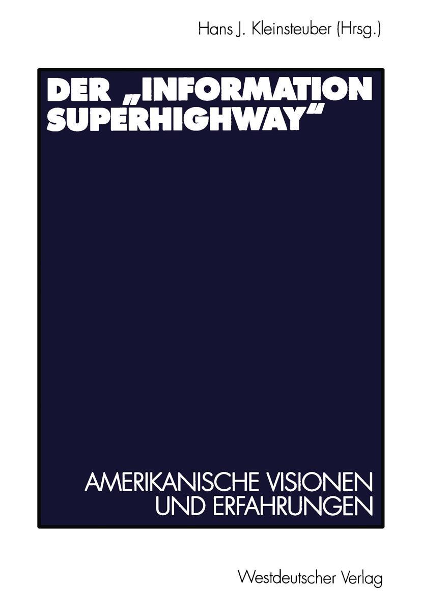 Vorderes Coverbild Der "Information Superhighway"