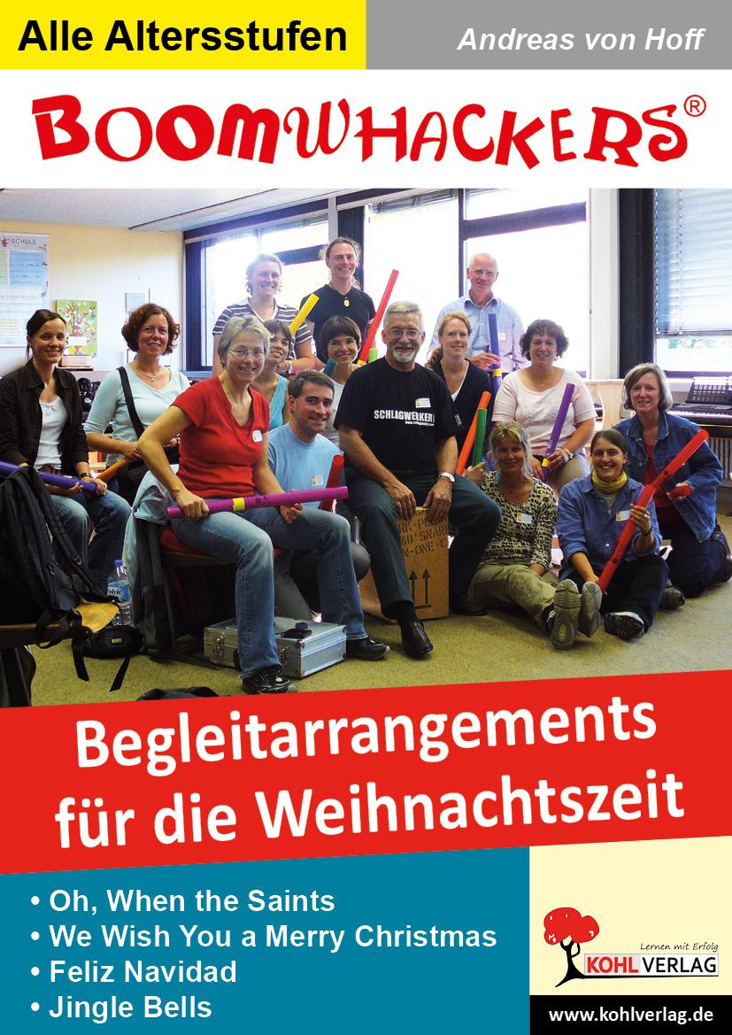 Vorderes Coverbild Boomwhackers-Begleitarrangements für die Weihnachtszeit
