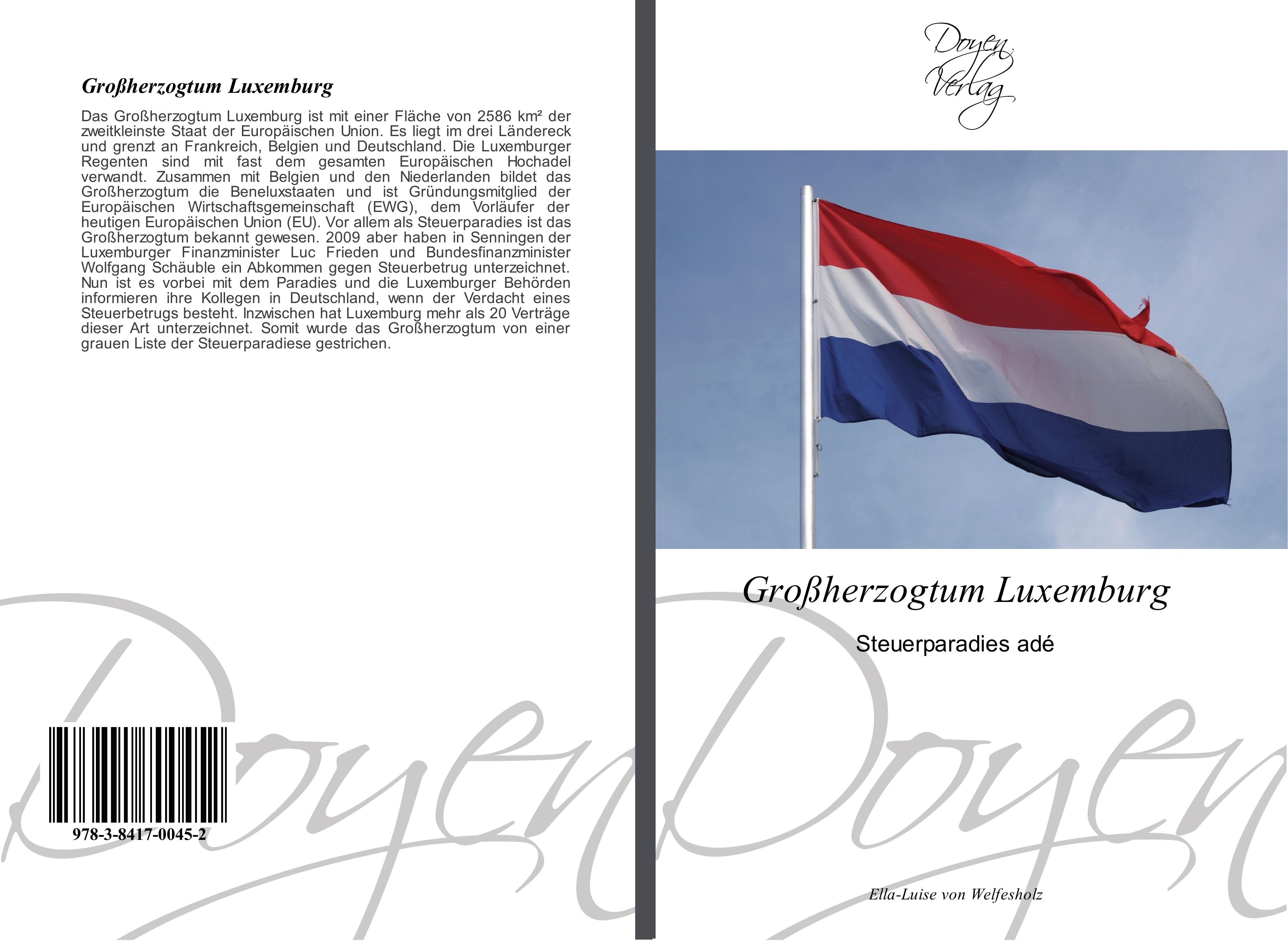 Vorderes Coverbild Großherzogtum Luxemburg