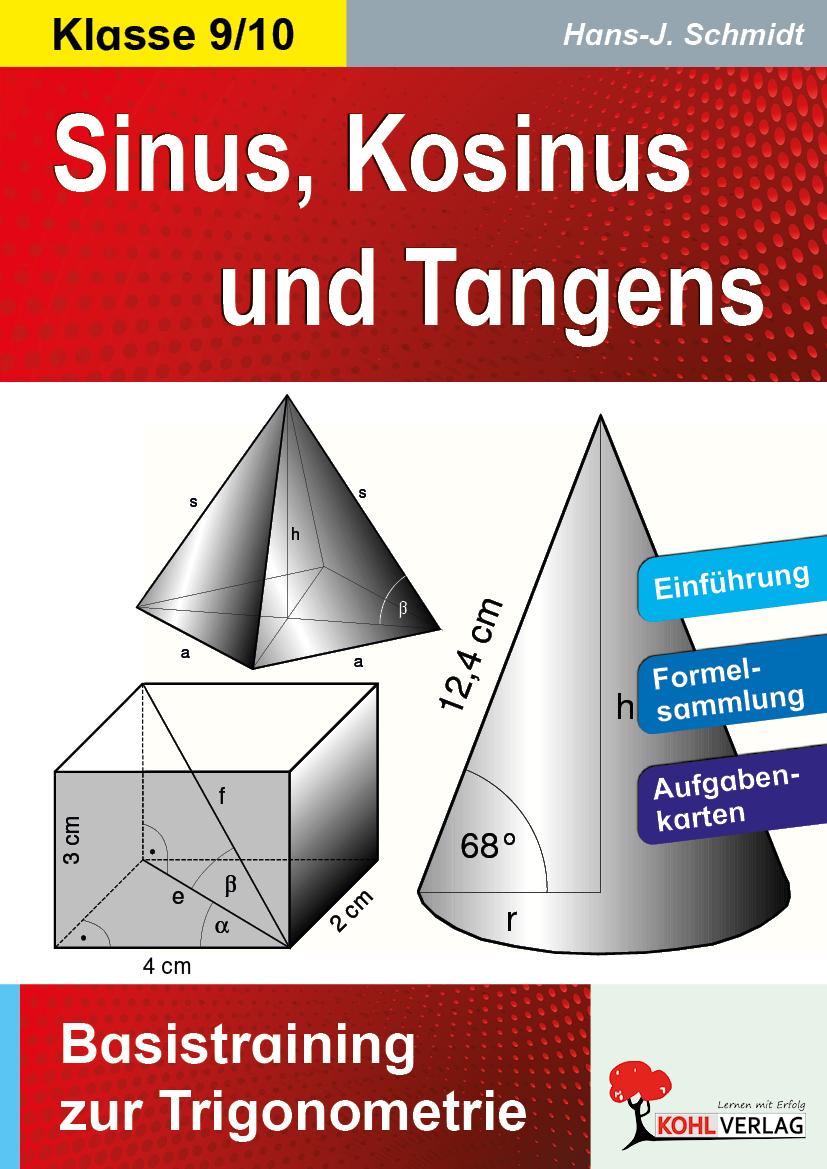 Vorderes Coverbild Sinus, Kosinus & Tangens Basistraining zur Trigonometrie