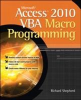 Vorderes Coverbild Microsoft Access 2010 VBA Macro Programming