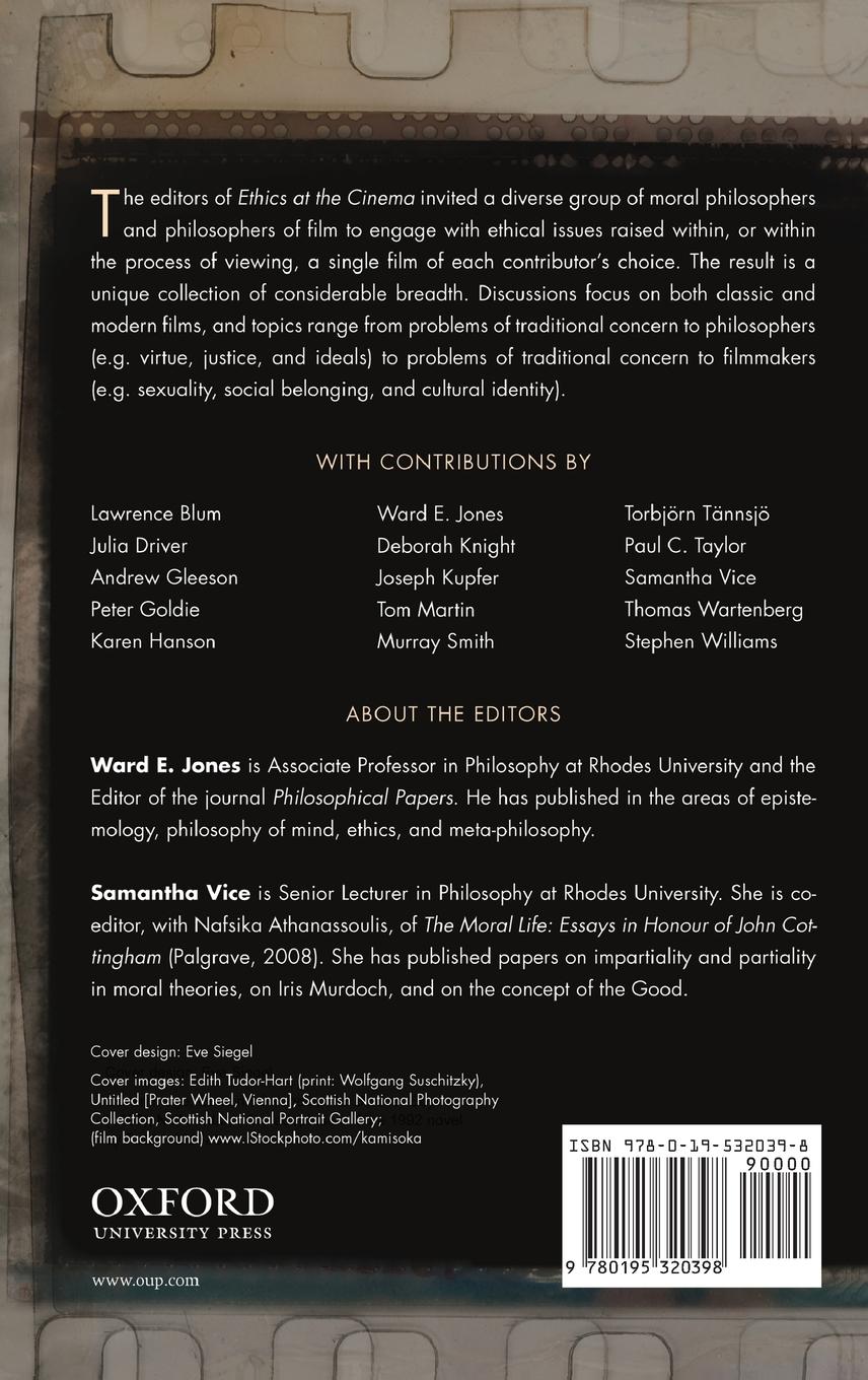 Rückseitencover Ethics at the Cinema