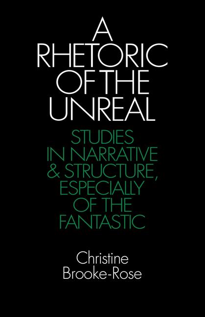 Vorderes Coverbild A Rhetoric of the Unreal
