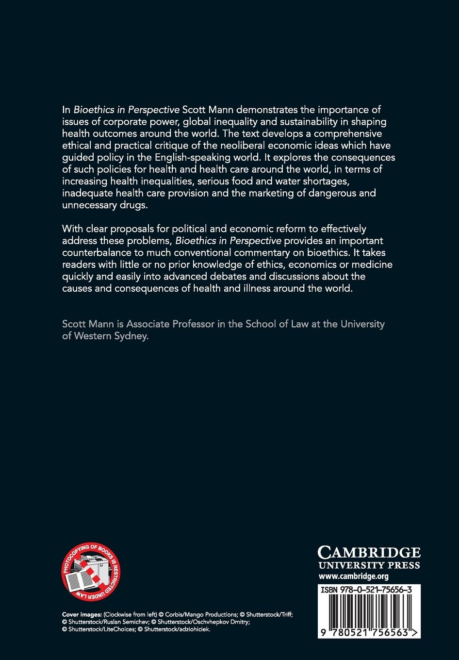 Rückseitencover Bioethics in Perspective