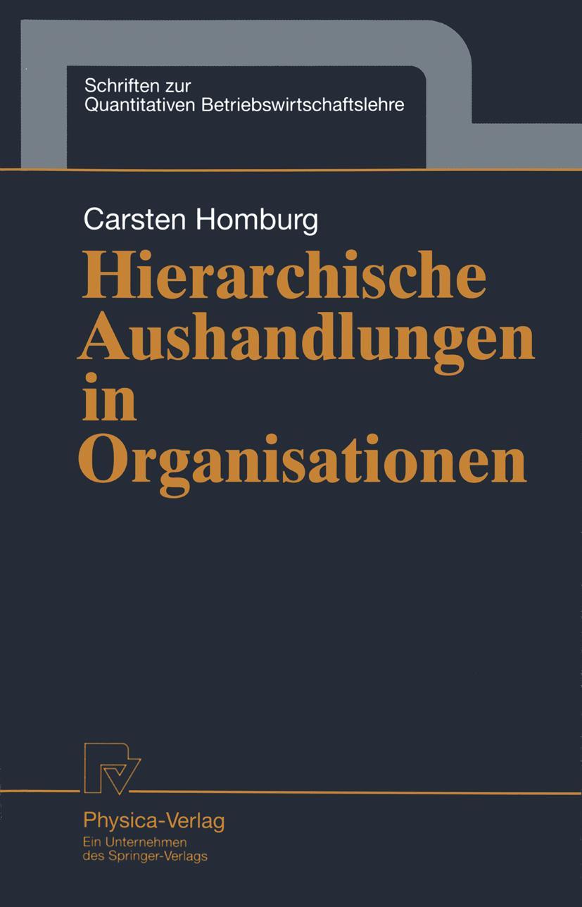 Vorderes Coverbild Hierarchische Aushandlungen in Organisationen