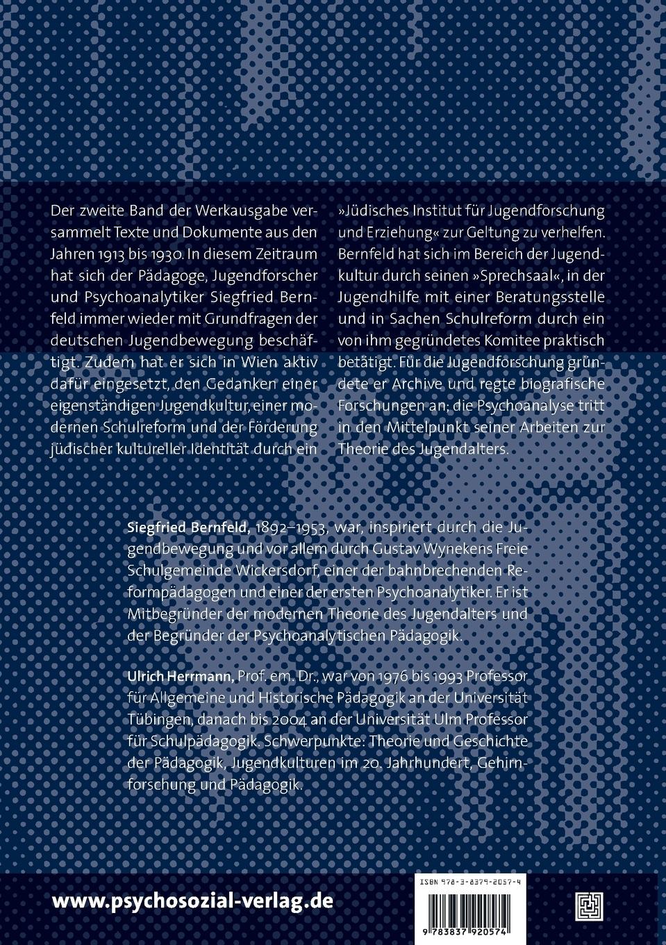 Rückseitencover Jugendbewegung - Jugendforschung