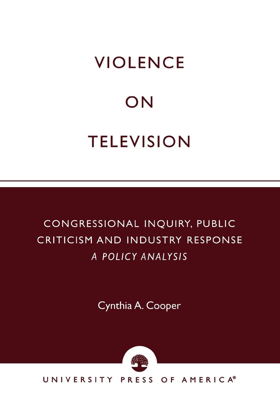 Vorderes Coverbild Violence on Television