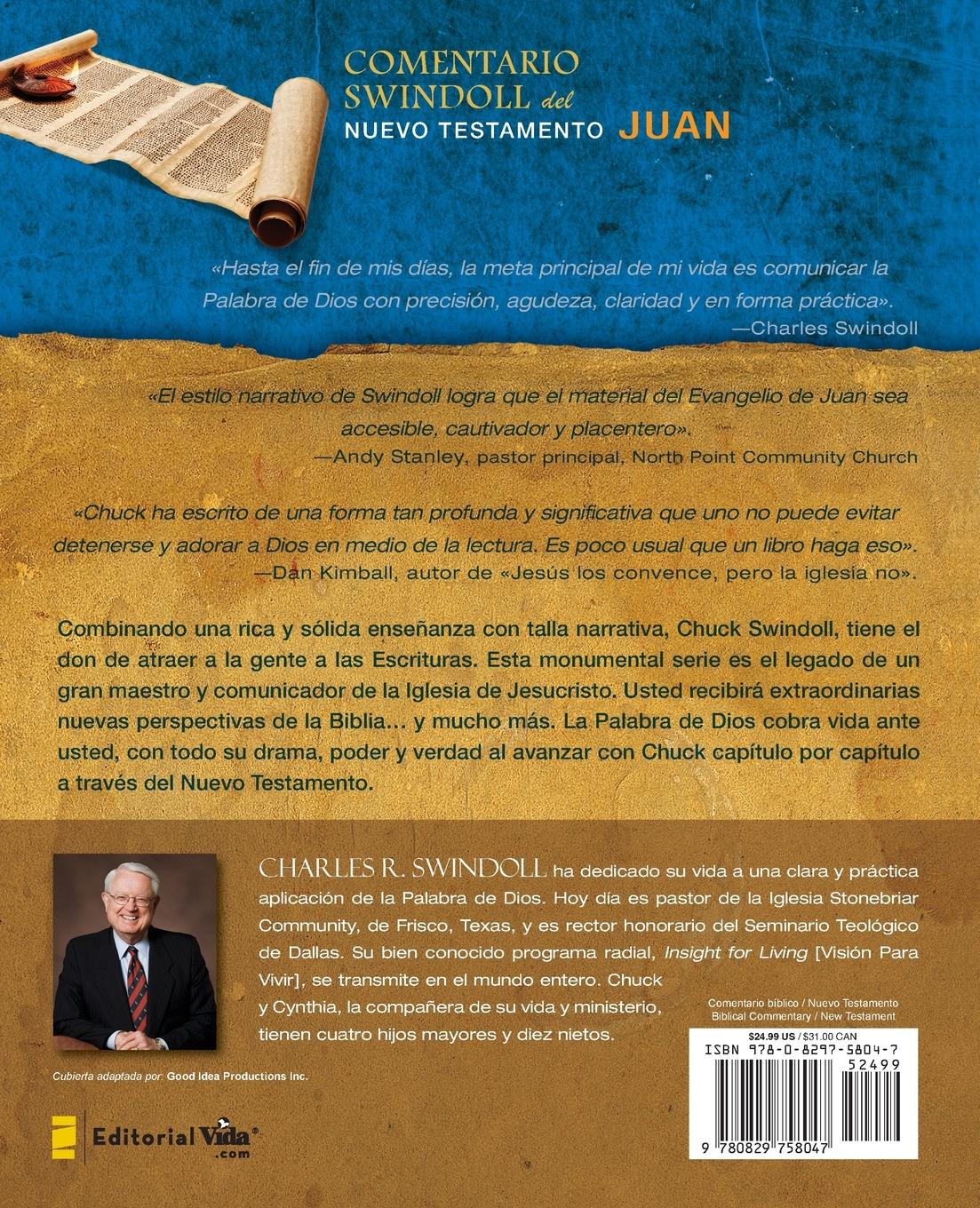 Rückseitencover Comentario Swindoll del Nuevo Testamento