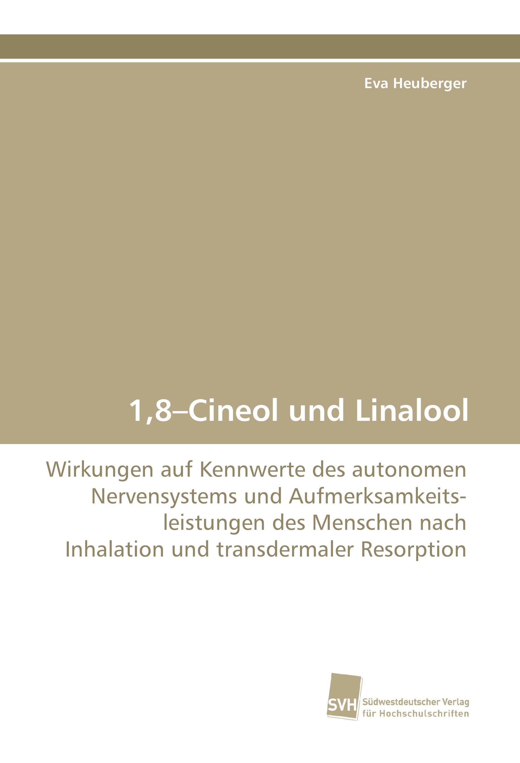 Vorderes Coverbild 1,8-Cineol und Linalool