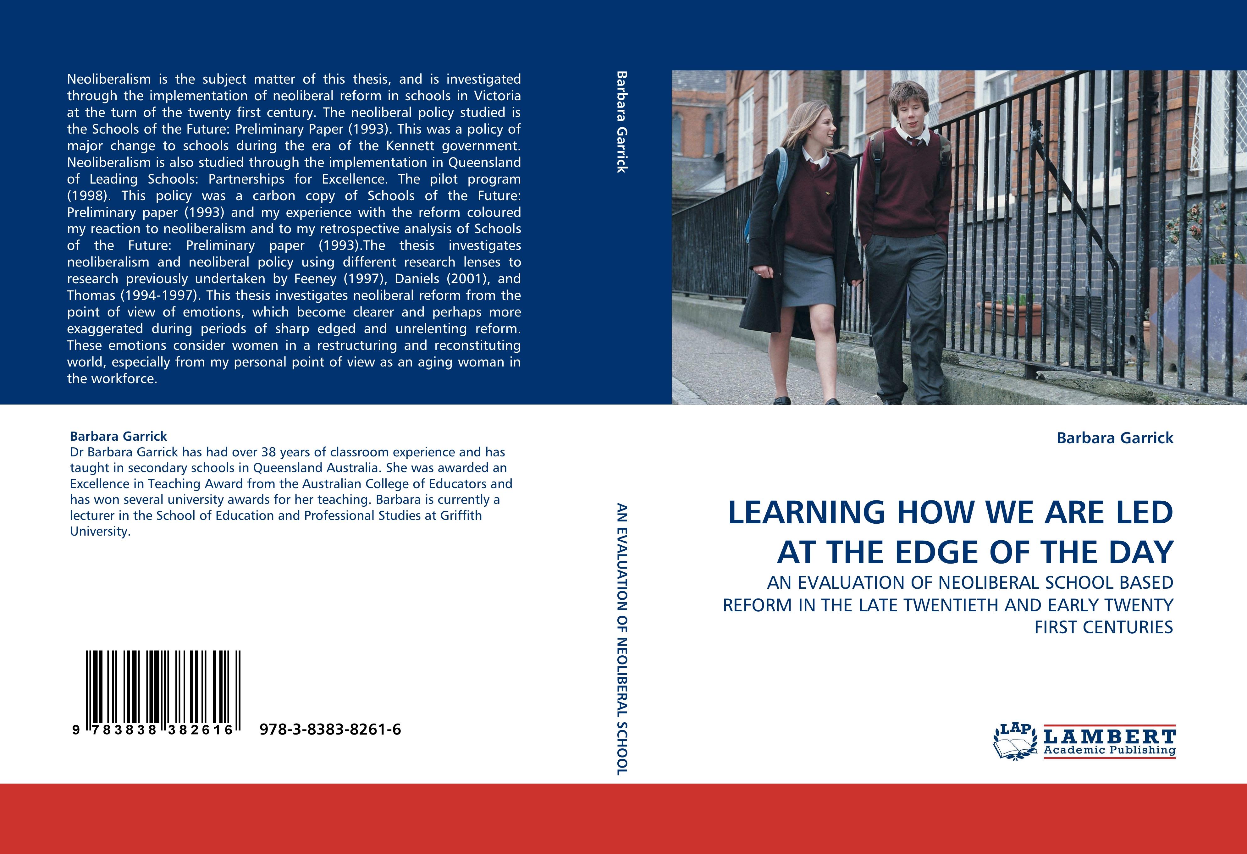 Vorderes Coverbild LEARNING HOW WE ARE LED AT THE EDGE OF THE DAY