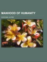 Vorderes Coverbild Manhood of Humanity