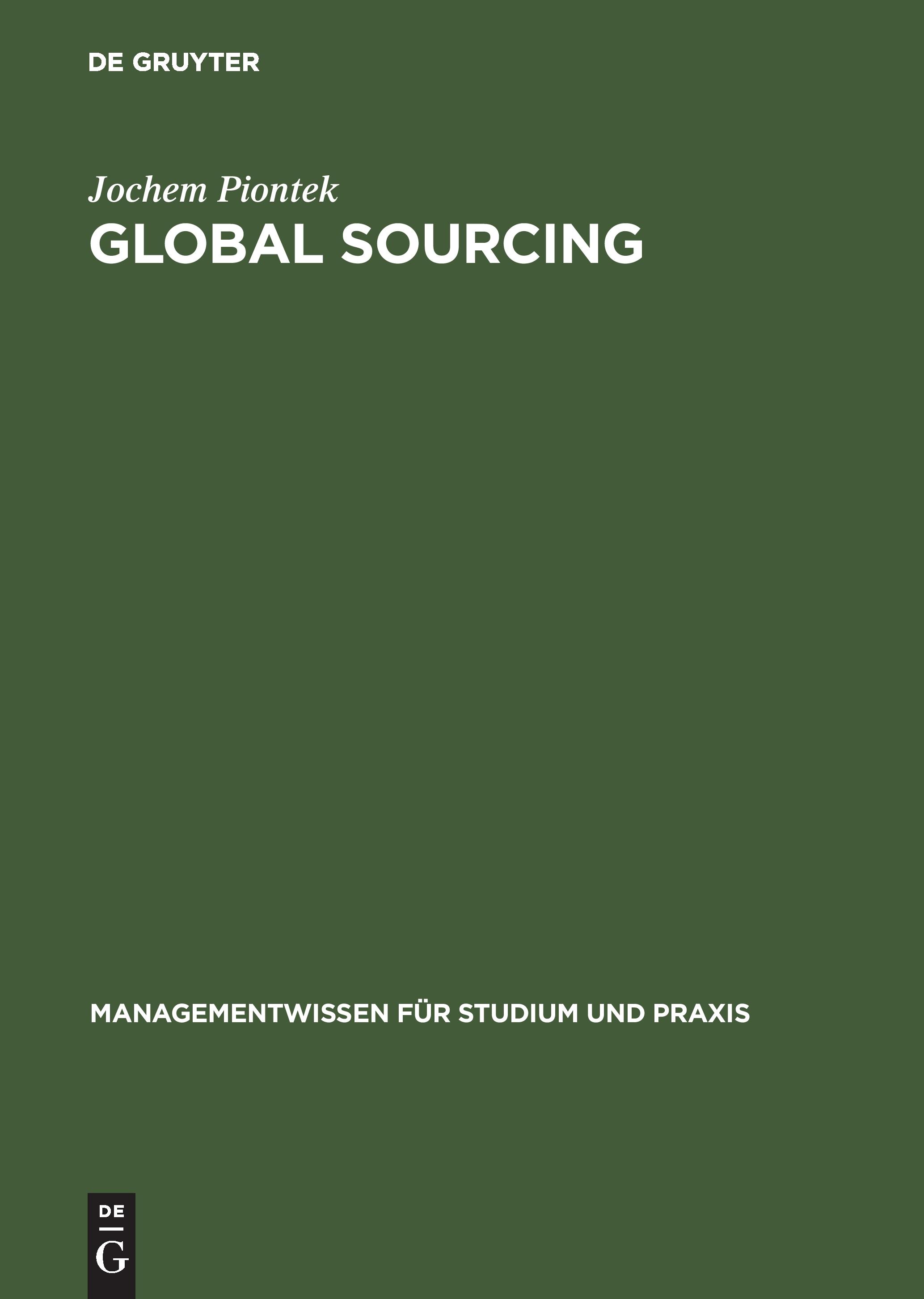 Vorderes Coverbild Global Sourcing