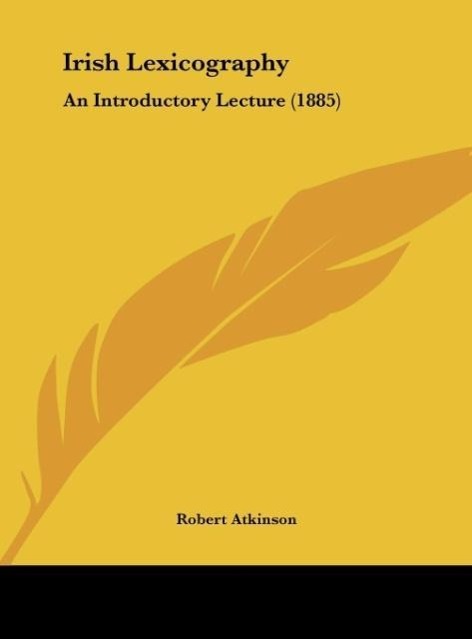 Vorderes Coverbild Irish Lexicography