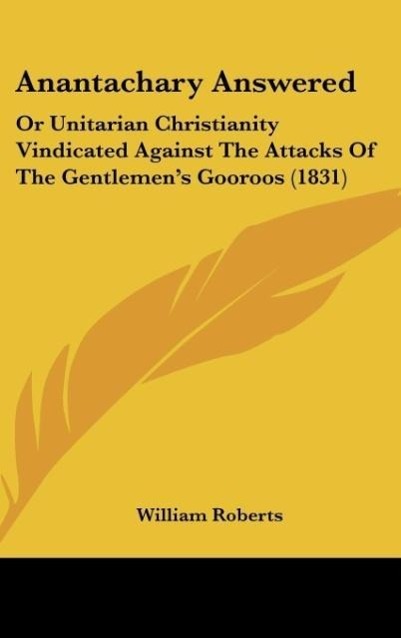 Vorderes Coverbild Anantachary Answered