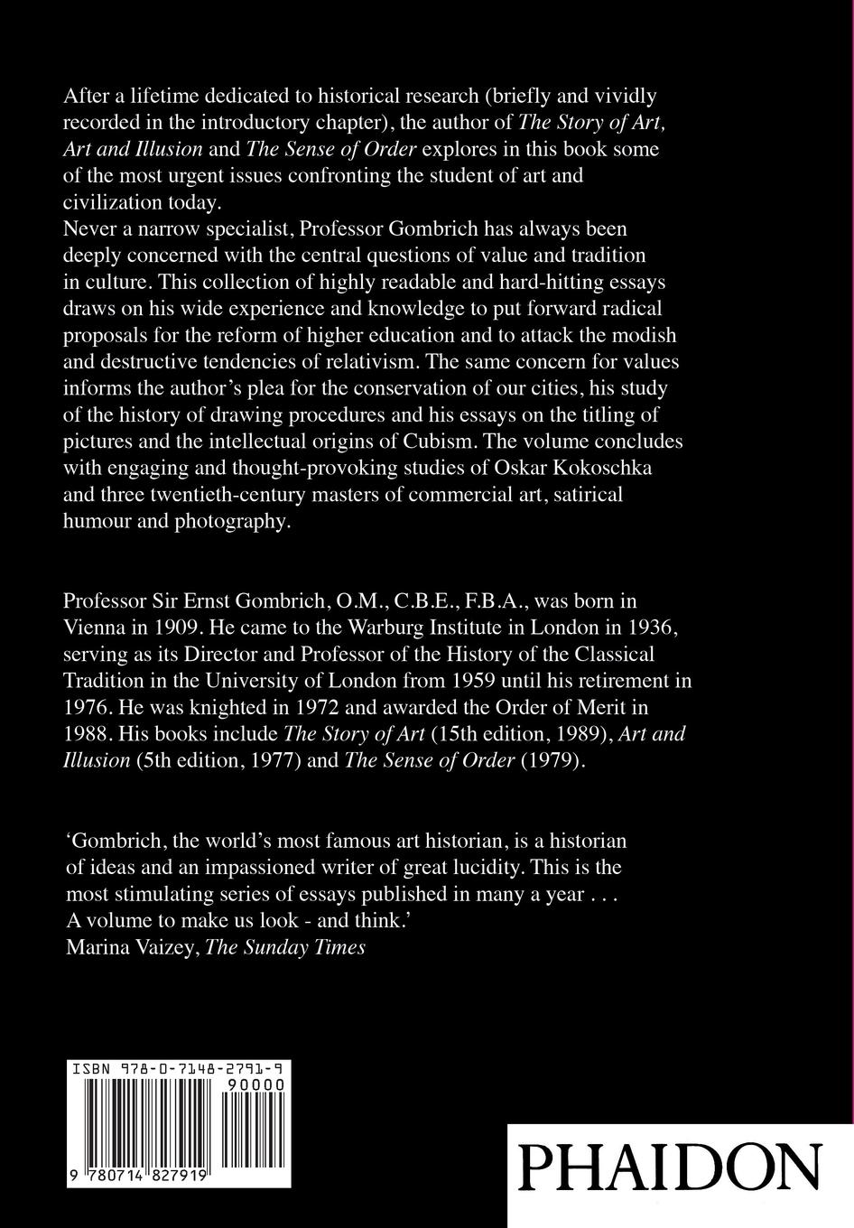 Rückseitencover Topics of Our Time