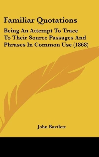 Vorderes Coverbild Familiar Quotations