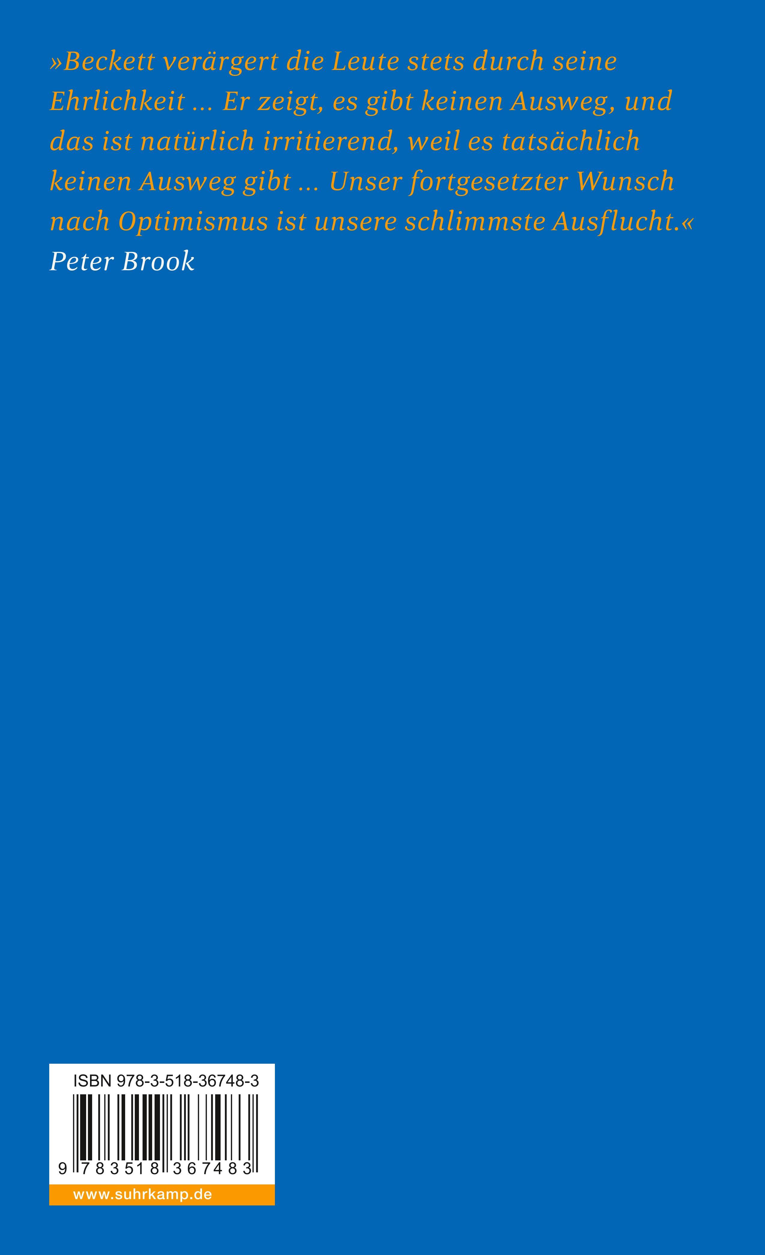 Rückseitencover Glückliche Tage. Happy Days. Oh les beaux jours.