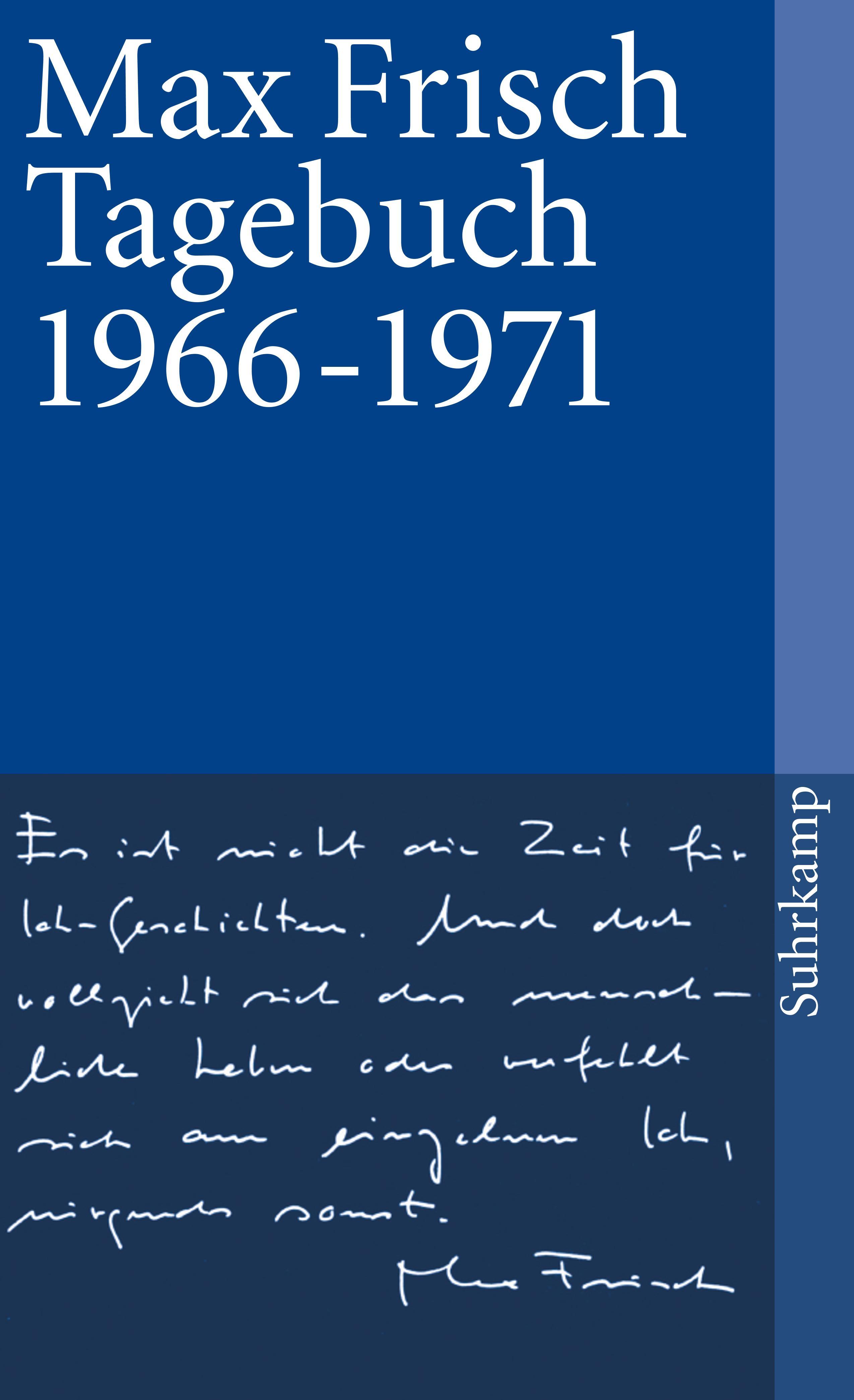 Vorderes Coverbild Tagebuch 1966-1971