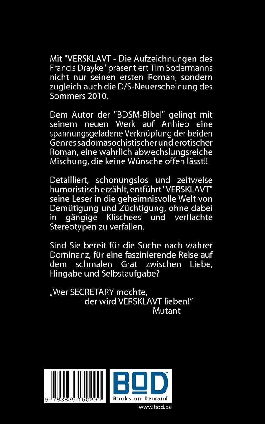 Rückseitencover VERSKLAVT