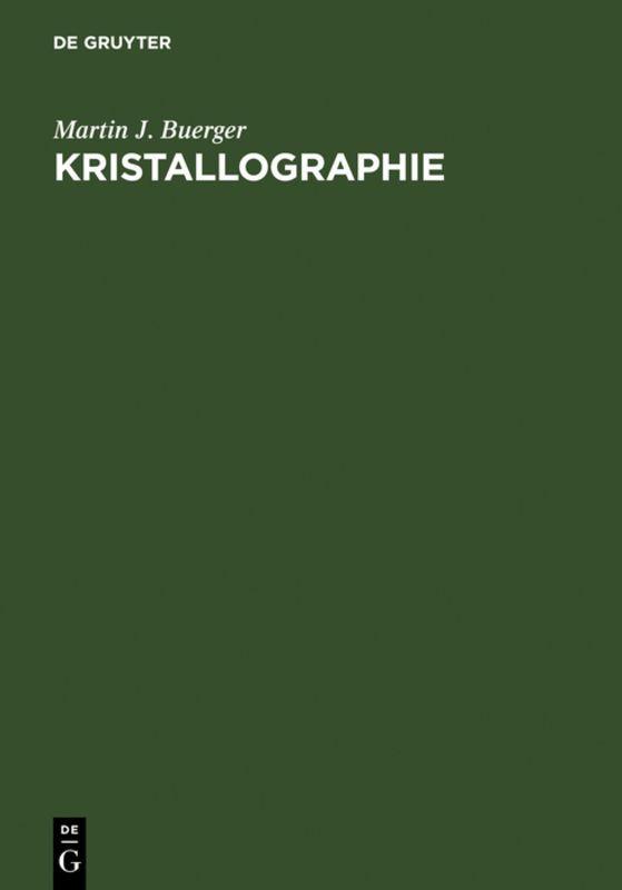Vorderes Coverbild Kristallographie