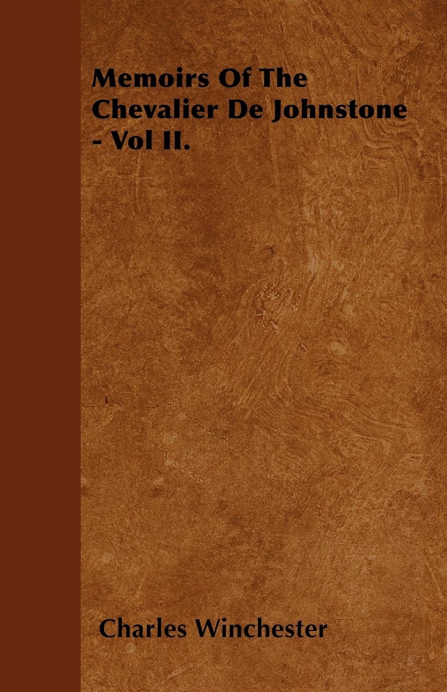 Vorderes Coverbild Memoirs Of The Chevalier De Johnstone - Vol II.