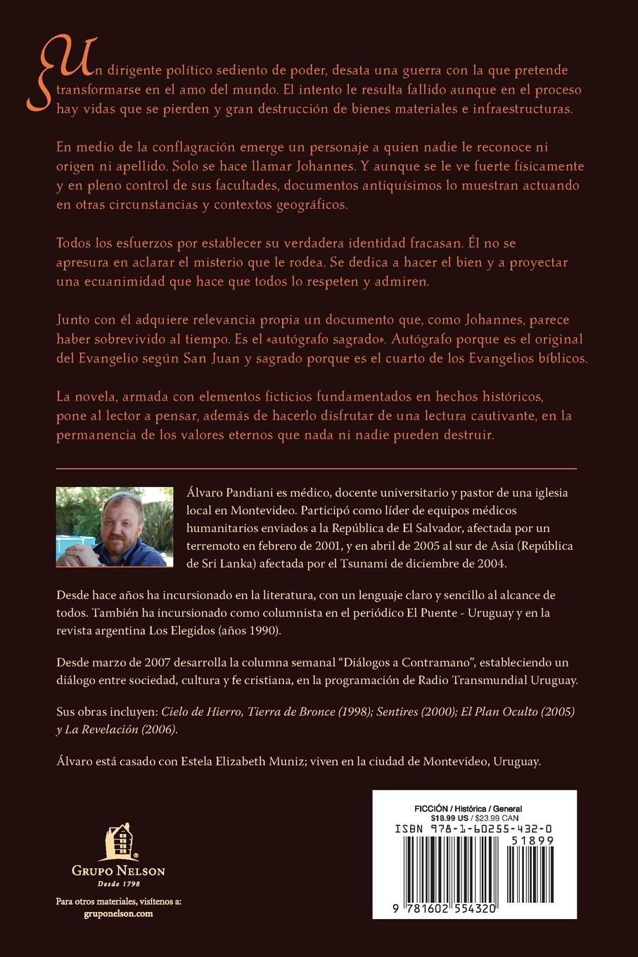 Rückseitencover La Aut¿¿grafo Sagrado