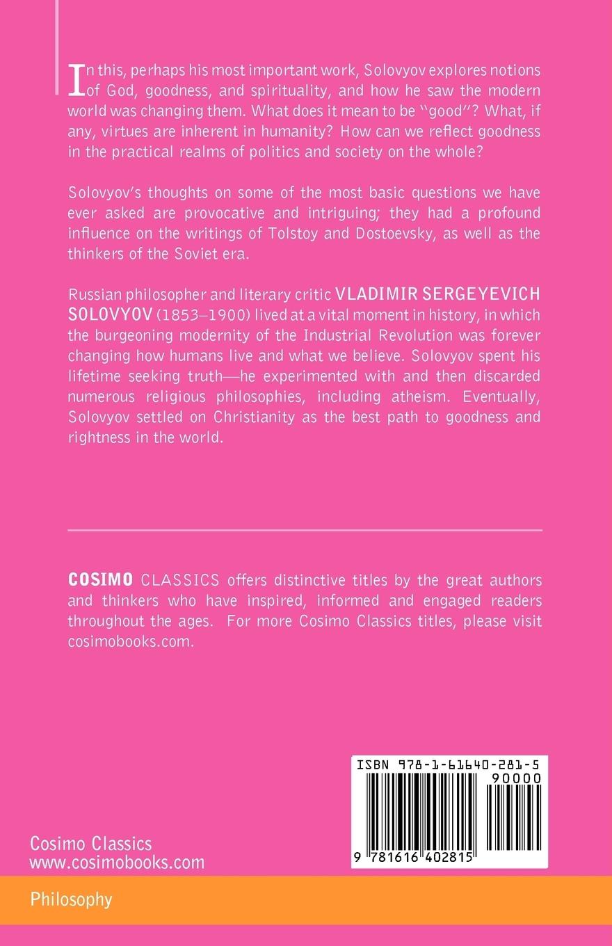 Rückseitencover The Justification of the Good