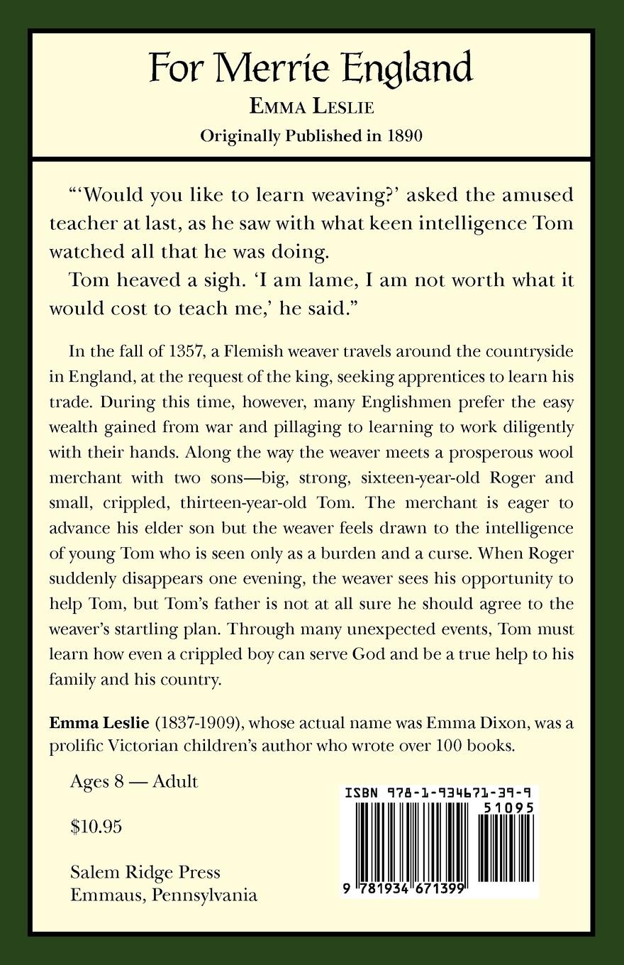 Rückseitencover For Merrie England