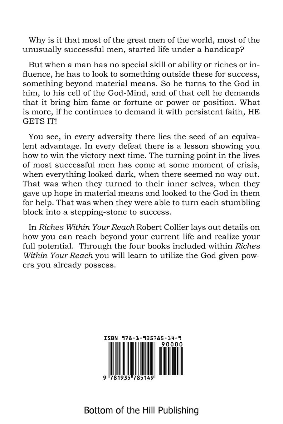 Rückseitencover Riches Within Your Reach