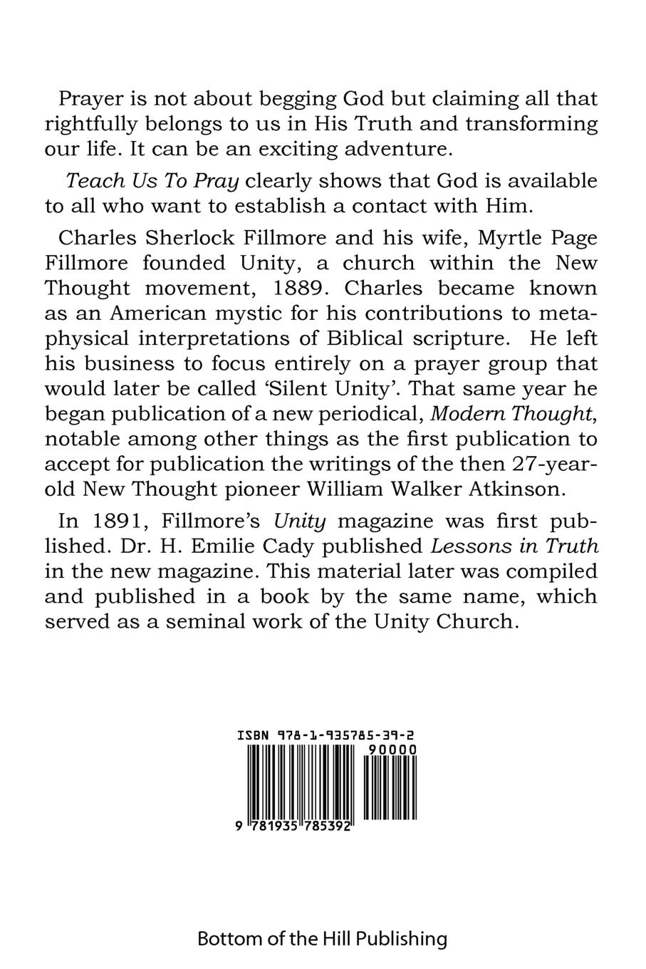 Rückseitencover Teach Us to Pray