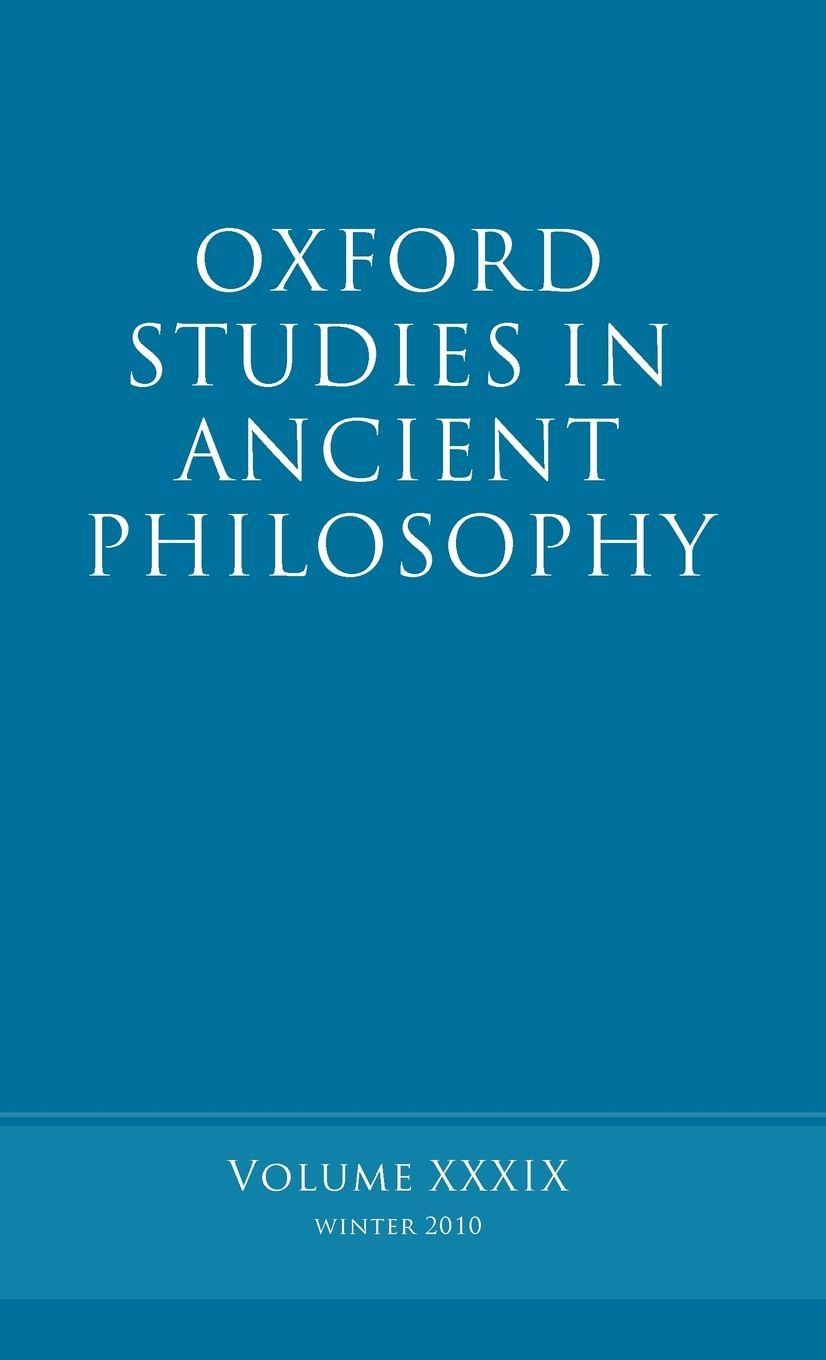Vorderes Coverbild Oxford Studies in Ancient Philosophy Volume
