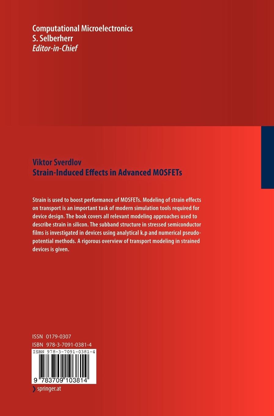 Rückseitencover Strain-Induced Effects in Advanced MOSFETs