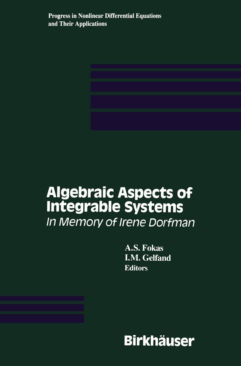 Vorderes Coverbild Algebraic Aspects of Integrable Systems